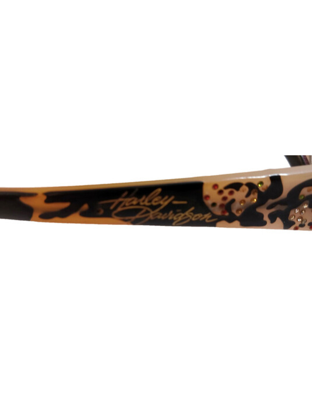 Harley Davidson Eyeglass Frames ONLY Womens HD 387 Black Eyebogo Kaylee 53-16 - Picture 3 of 9